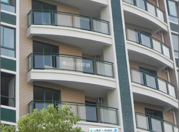 玻璃阳（yáng）台护栏B-1008